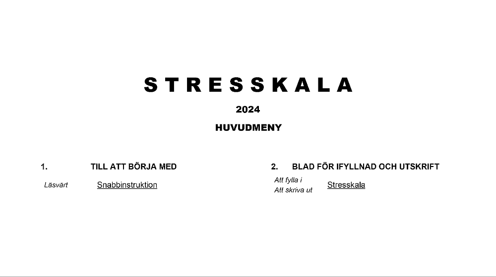 Stresskala