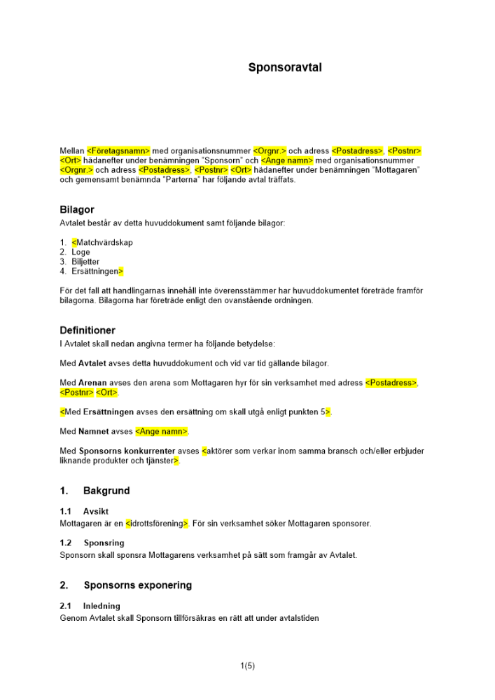 Sponsoravtal _Arenasponsring_